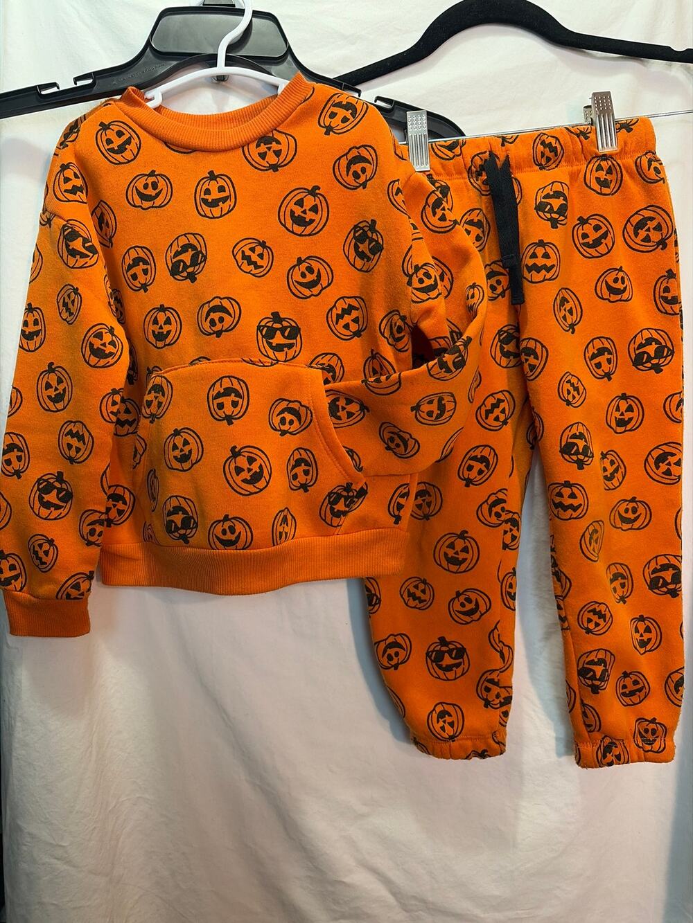 Orange Celebrate Halloween Outfit 4T